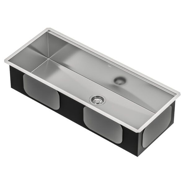 Fregadero inox para lavaplatos de cocina industrial.